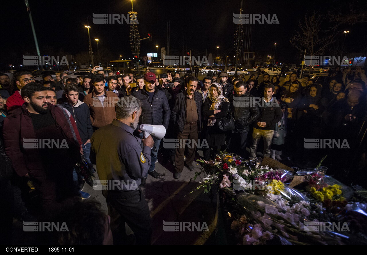 تقدیر و یادبود شهدای آتش نشان حادثه ساختمان پلاسکو