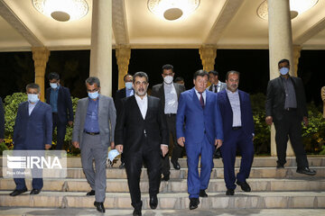 Tajikistan interior minister visit Tomb of Hafez