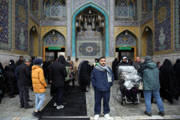 Chute de neiges à Mashhad dans le nord-est iranien 