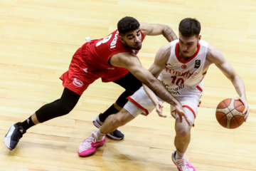 U-18 basketball match between Iran and Turkiye