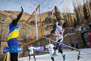 Tournoi national de volley-ball sur neige à Dizin