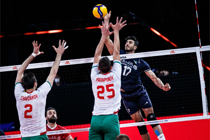 والیبال ایران با ترکیبی جوان بلغارستان را شکست داد