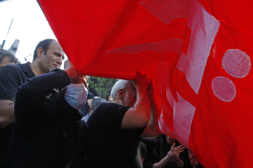 Arbaeen mourners hold rally