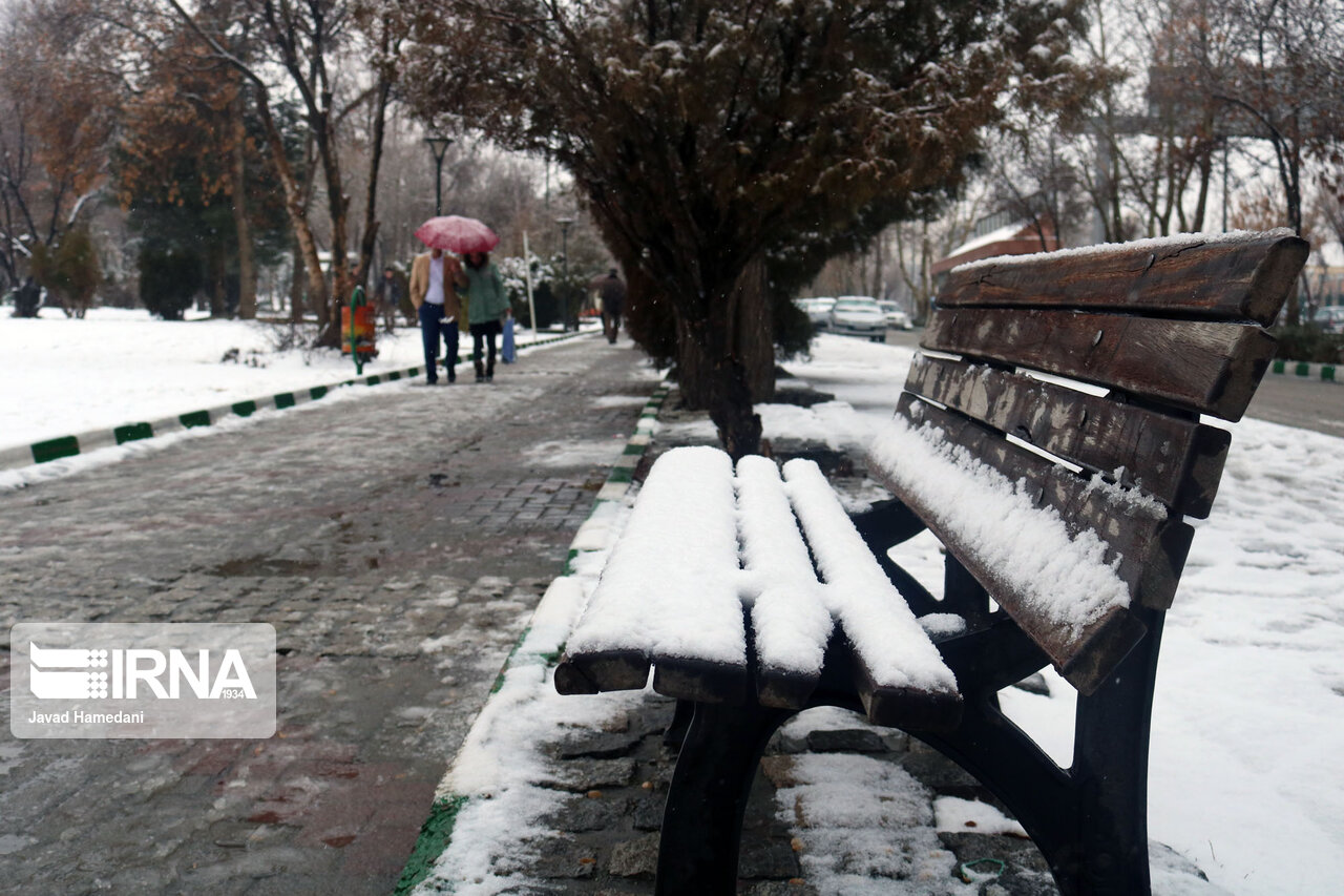 موج جدیدی از بارش برف و سرما همدان را فرا می‌گیرد