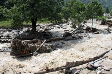 سیلاب ۲۲۰ میلیارد ریال به نوشهر خسارت زد
