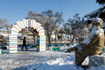 Iran : chute de neiges à Sanandaj 