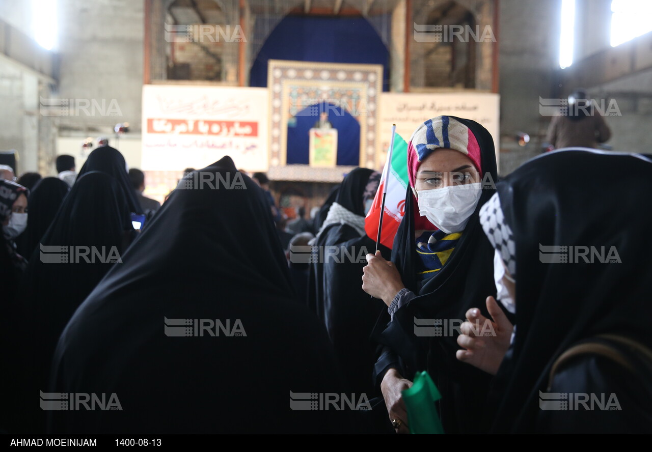 سفر رییس جمهوری به سمنان - حضور در تجمع ۱۳ آبان