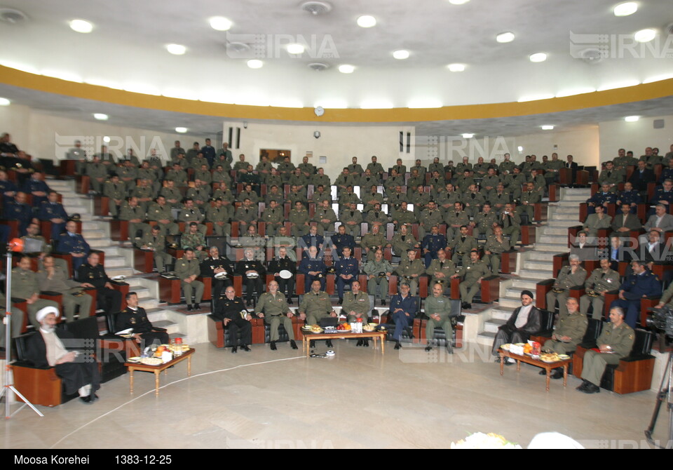 مراسم فارغ التحصیلی دانشکده فرماندهی و ستاد ارتش
