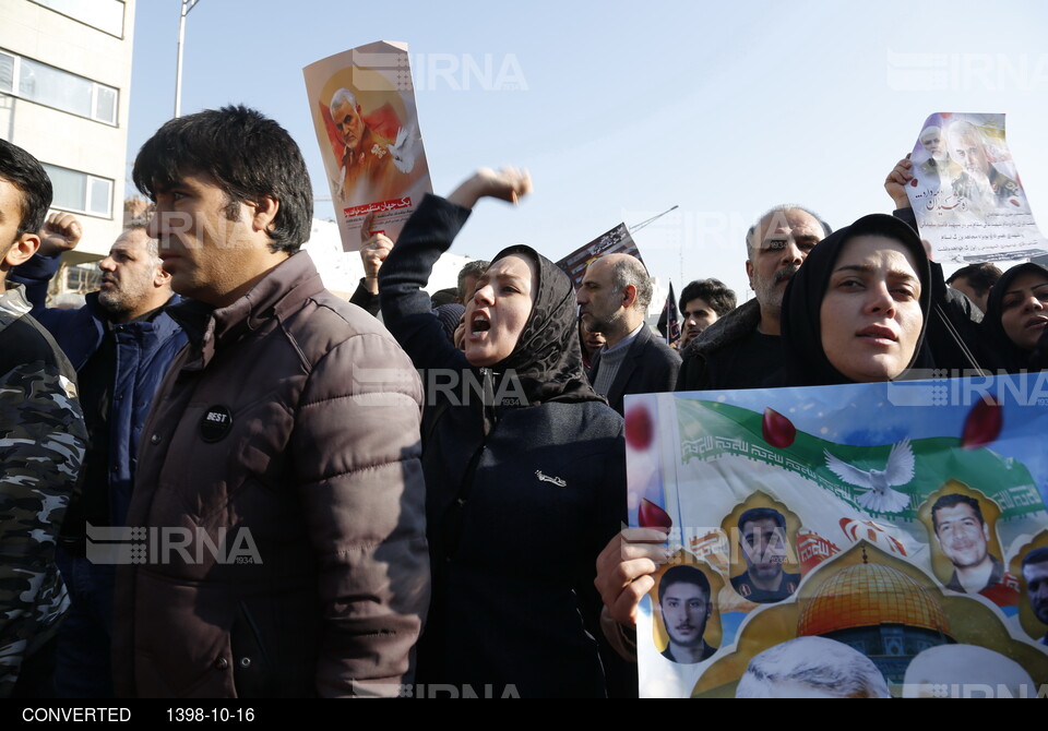 وداع با سربازان وطن - تشییع پیکر سردار سلیمانی