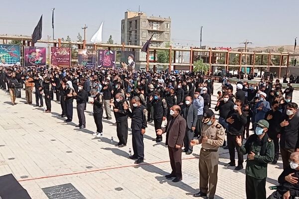 اجتماع عزاداران حسینی با رعایت موازین بهداشتی در سرپل‌ذهاب برگزار شد