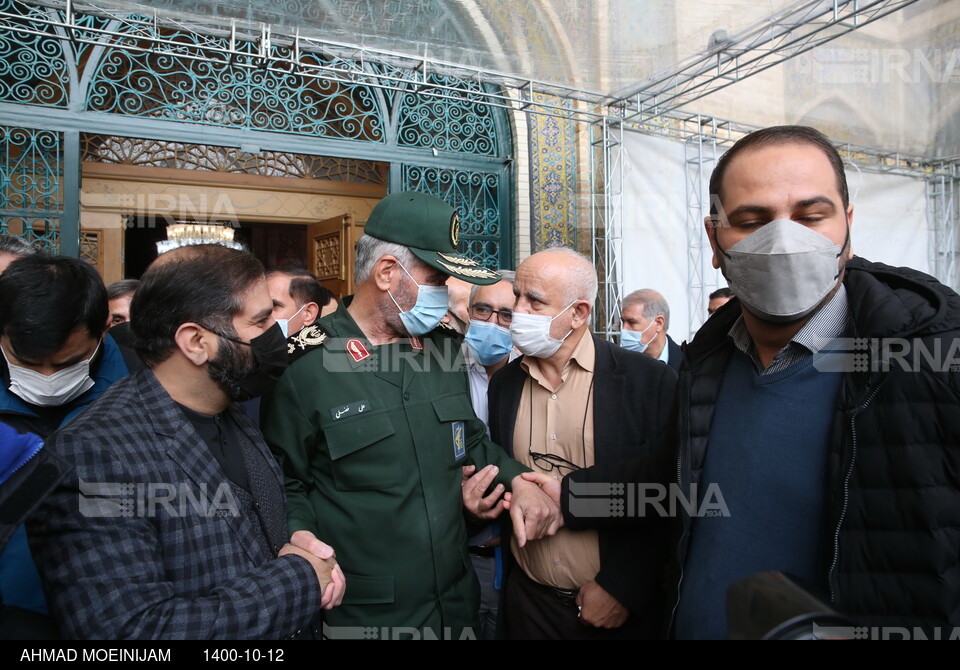 مراسم دومین سالگرد شهادت سردار سلیمانی در مسجد جامع بازار تهران