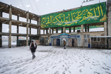 Iran : chutes de neige à Qom, située au sud-ouest de Téhéran