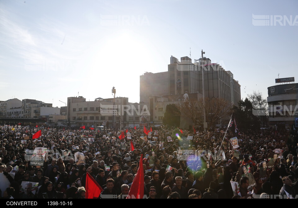 وداع با سربازان وطن - تشییع پیکر سردار سلیمانی