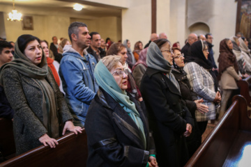 Cérémonies de la naissance et du baptême de Jésus (béni soit-il) à Tabriz (nord-ouest iranien) 