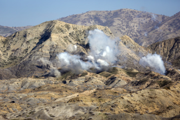 Ejercicio militar Payambar-e Azam 19 en el oeste de Irán