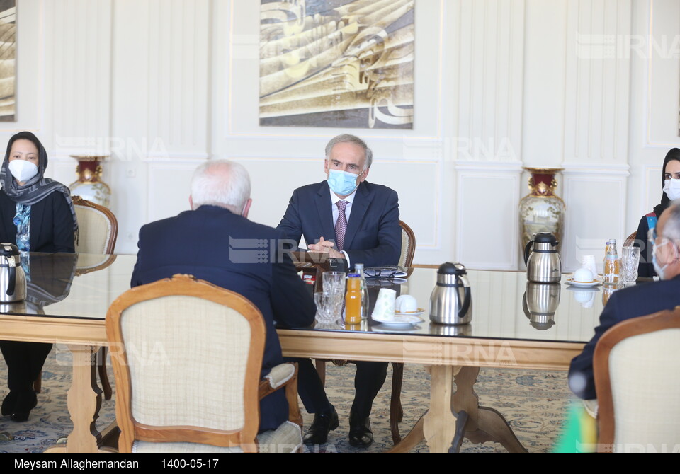 دیدار نماینده دبیرکل سازمان ملل در امور افغانستان با ظریف