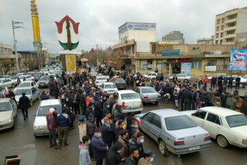 راهپیمایی خودرویی ۲۲ بهمن در میاندوآب