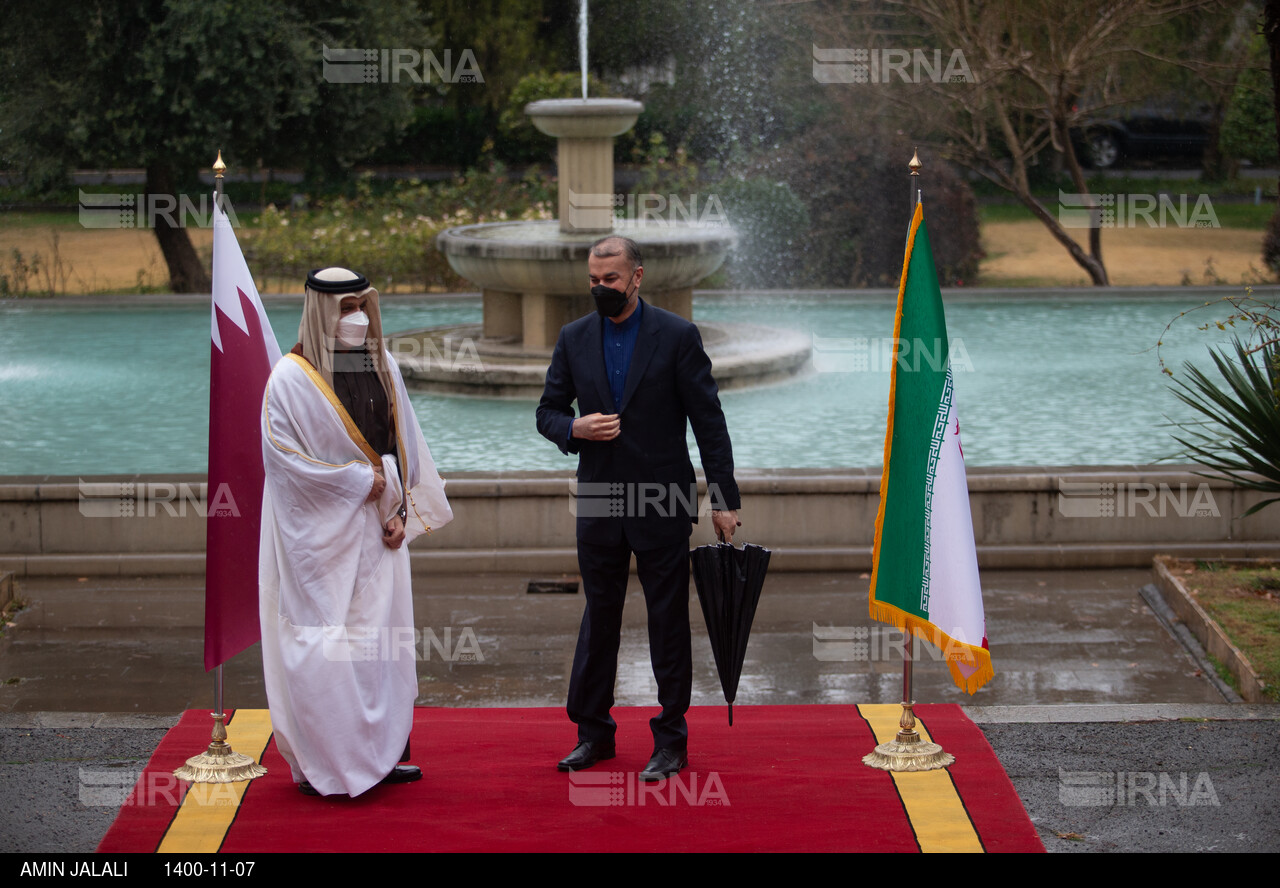 دیدار وزیران امورخارجه قطر و ایران