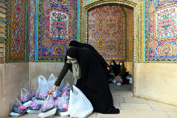 جشن همدلی در مسجد نصیرالملک  شیراز