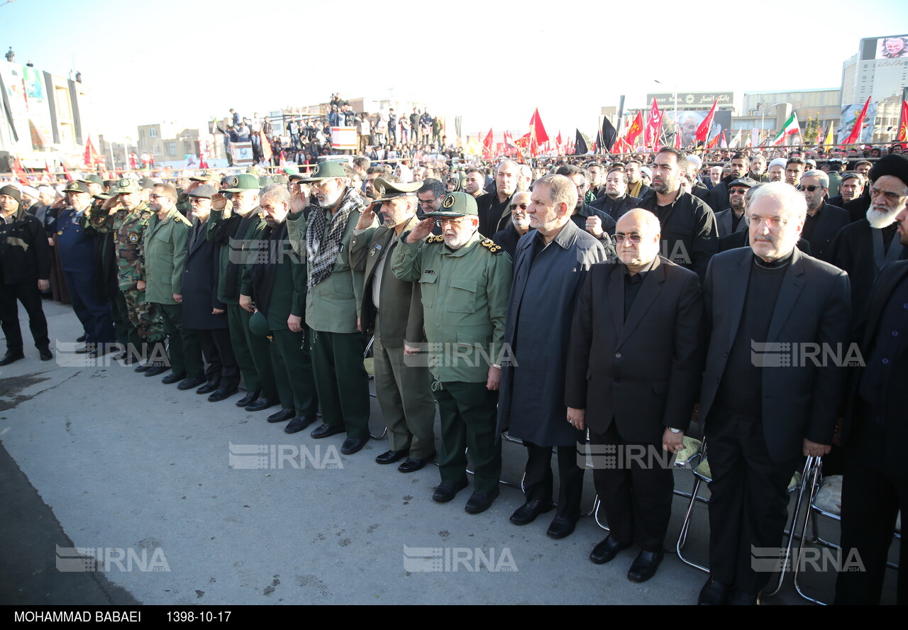 پایان باشکوه سرباز وطن در زادگاهش