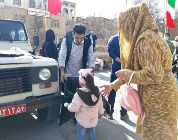 جمع آوری زباله ده بالا تفت