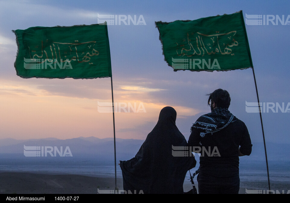 عزاداری در صحرای سمنان