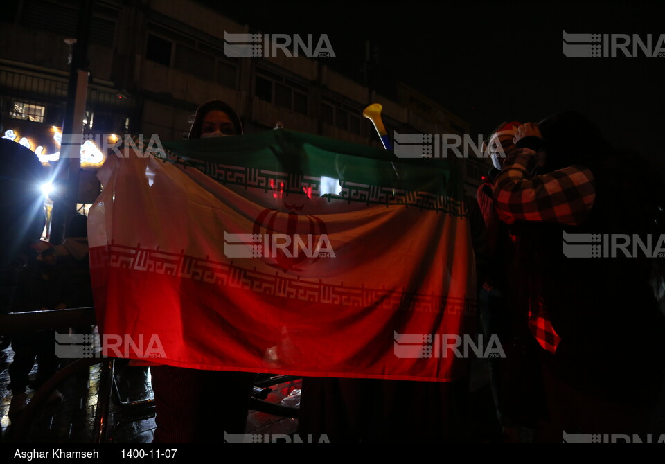 شادی مردم پس از صعود ایران به جام جهانی قطر