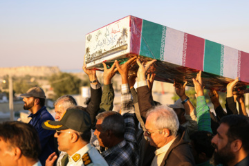 تشییع پیکر شهید گمنام - روستای طولا