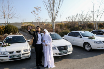 Cérémonie de mariage étudiant à l’Université militaire Imam Hossein (béni soit-il)