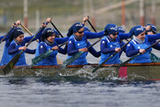 Liga Premier de Barco Dragón y Kayak Polo femenino