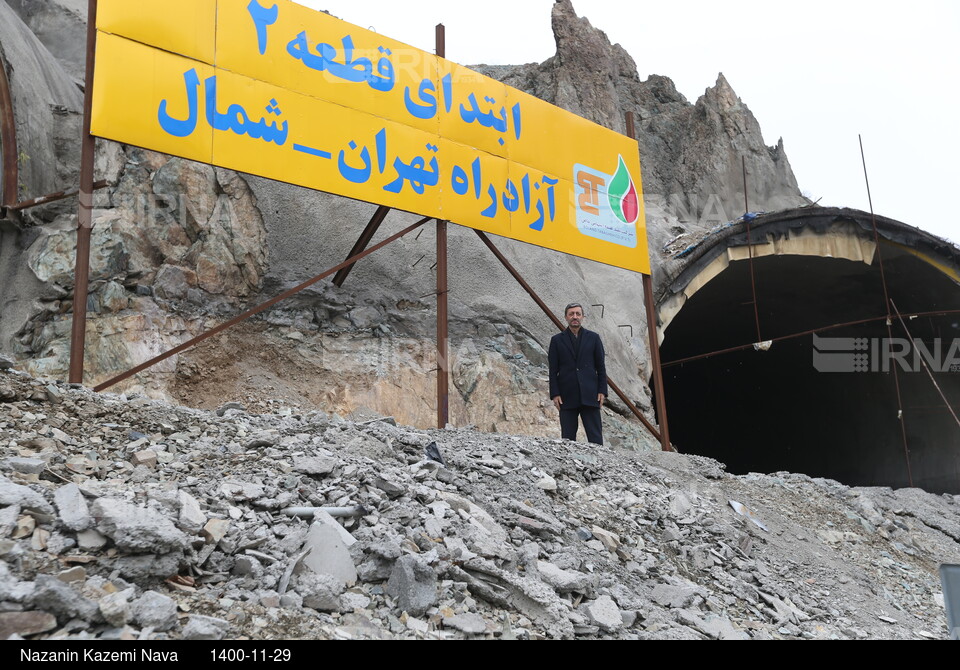 بازدید «فتاح» و «میرکاظمی» از آزادراه تهران شمال