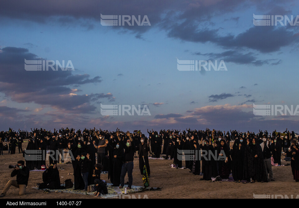 عزاداری در صحرای سمنان