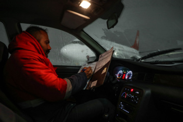 La nieve otoñal cubre de blanco Mashhad