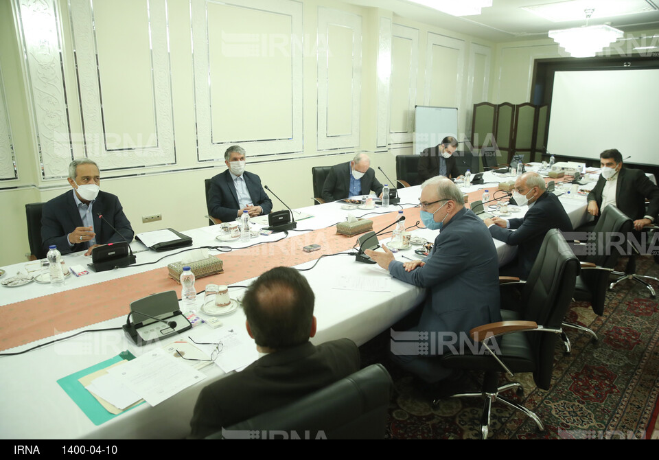 جلسه روسای کمیته‌های تخصصی ستاد ملی مقابله با کرونا 10 تیر 1400