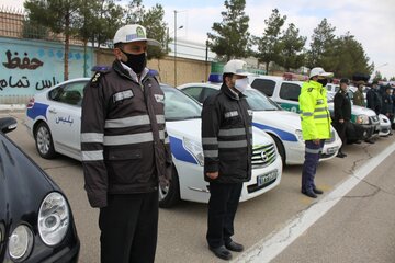 رزمایش طرح انتظامی ترافیکی در سمنان