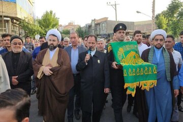 کاروان «زیر سایه خورشید» میهمان مردم چهاربرج شد