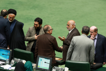 شهرام دبیری معاون پارلمانی رییس جمهور در جلسه علنی مجلس شورای اسلامی- ۲۱ مرداد ۱۴۰۳