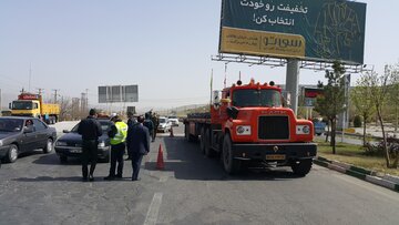 بازدید نظارتی فرماندار از مبادی ورودی شهرستان ملایر