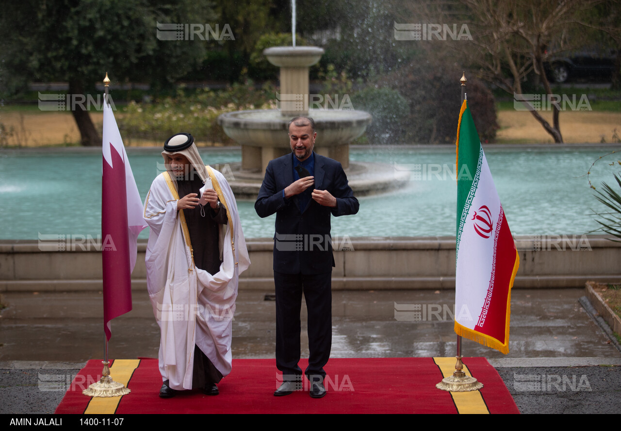 دیدار وزیران امورخارجه قطر و ایران