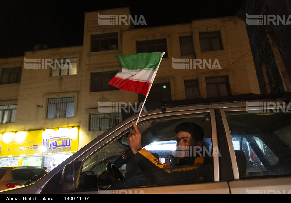 شادی مردم شهرکرد پس از صعود ایران به جام جهانی قطر