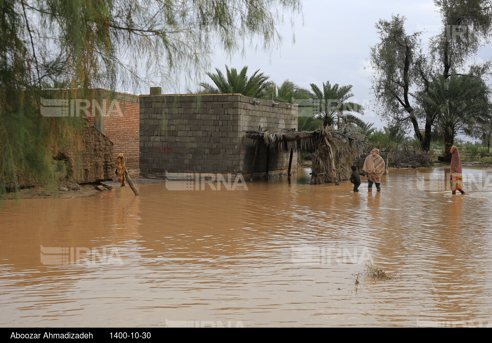 سیلاب در جنوب کرمان