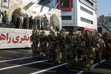 110 000 membres des forces Basij organisent un exercice pro-palestinien à Téhéran