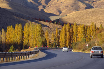 طبیعت پاییزی تفرجگاه بند ارومیه