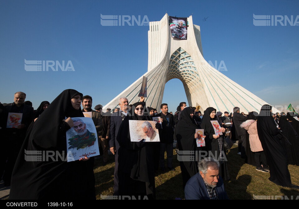 وداع با سربازان وطن - تشییع پیکر سردار سلیمانی