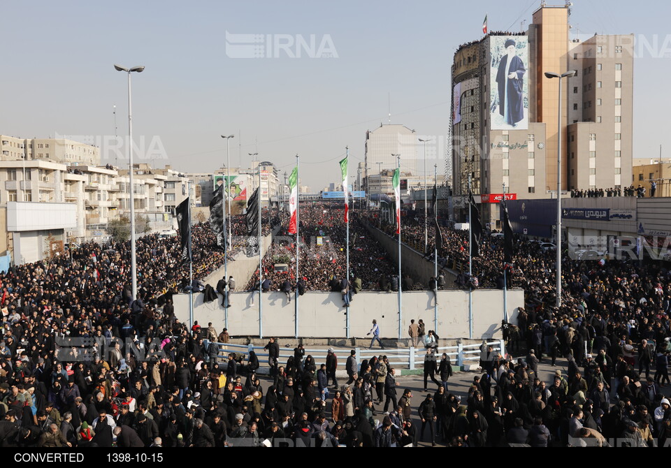 وداع با سربازان وطن - تشییع پیکر سردار سلیمانی