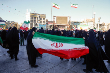 9 Day : cérémonie de commémoration place Imam Hossein (P) de Téhéran