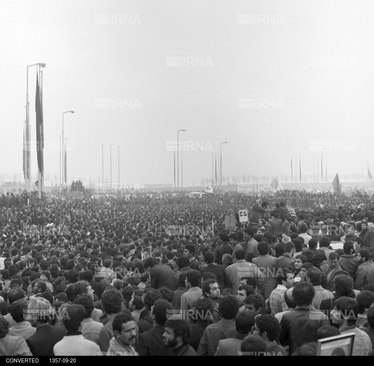 راهپیمایی مردم تهران در روز عاشورا سال 1357