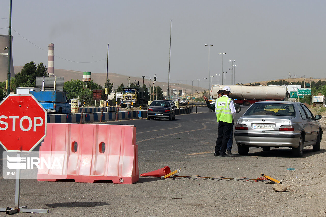 پلیس راه: مبادی ورودی و خروجی استان همدان مسدود شده است