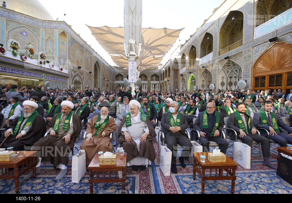 مراسم رونمایی از مناره دوم حرم امیر المومنین امام علی (ع)