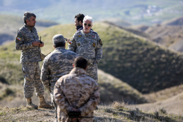 Ejercicio militar Payambar-e Azam 19 en el oeste de Irán